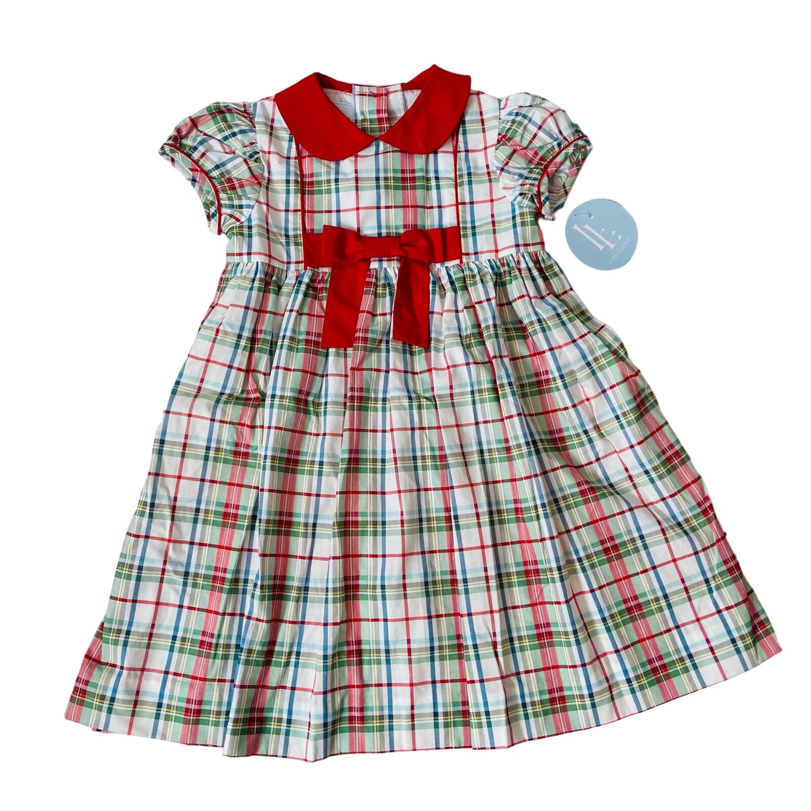 NWT Little English Size 5 Douglas Plaid Marisa Dress