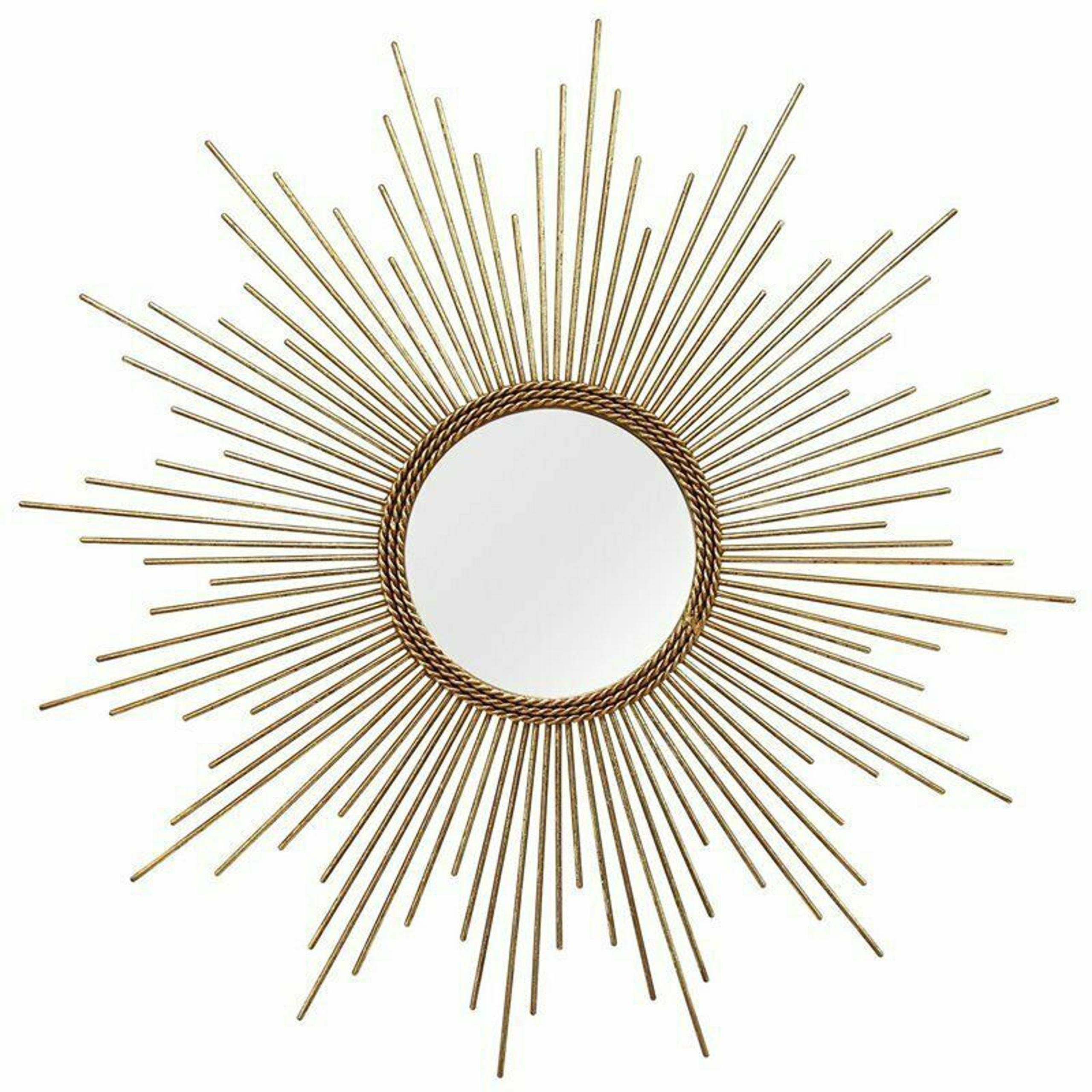 Stratton Home Decor Andrea Wall Mirror in Gold S01029