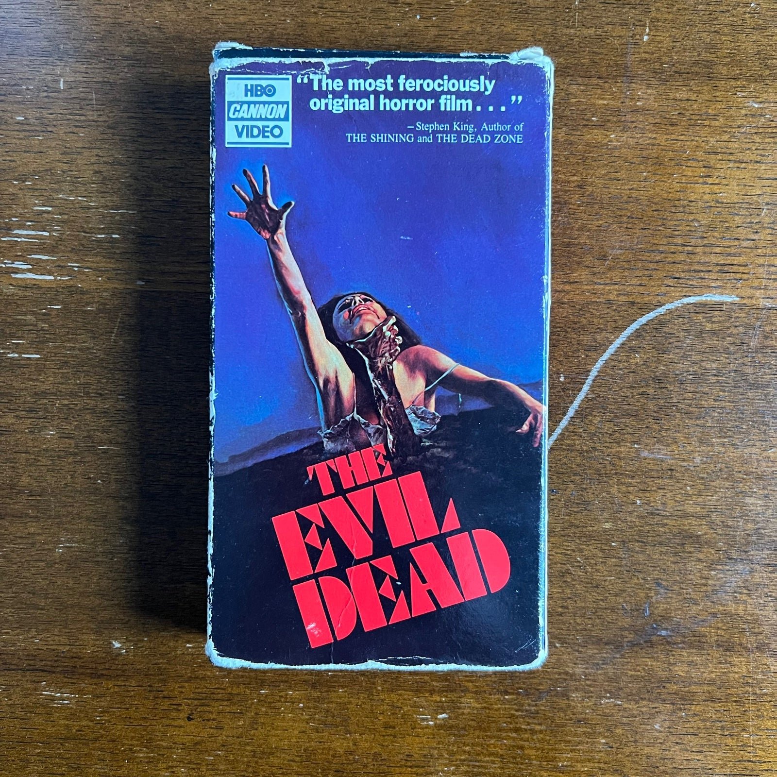The Evil Dead VHS Tape 1979 HBO Video Cannon Sam Raimi Rare Horror - Tested!