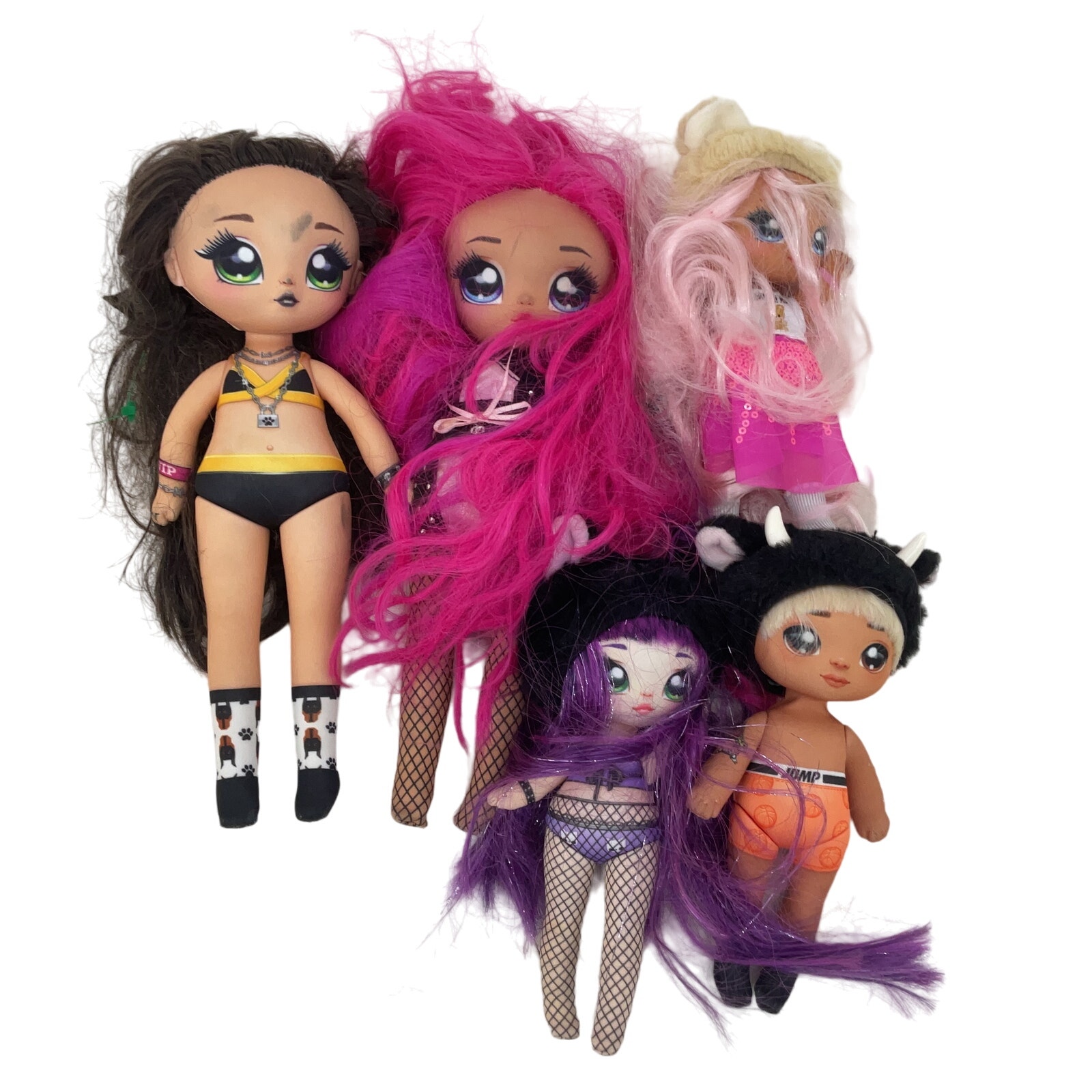 Mixed Loose Naa Naa Surprise! Play Fashion Dolls Preowned