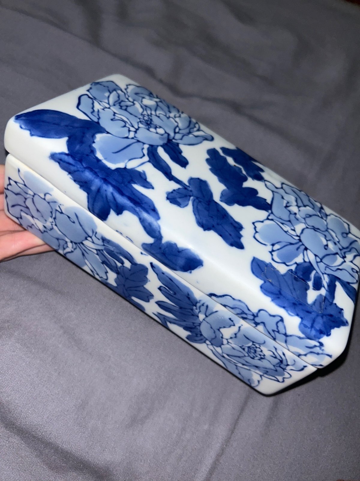 Chinese Rectangle Trinket Box Vintage