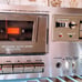 Vintage Akai Cs-703d Stereo Cassette Deck Tested Working