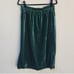 J. Crew Emerald Green Velvet Pull-On Skirt