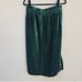 J. Crew Emerald Green Velvet Pull-On Skirt