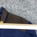 Susan Graver Womens Military Jacket Size XL Navy Blue and Brown Gold Button