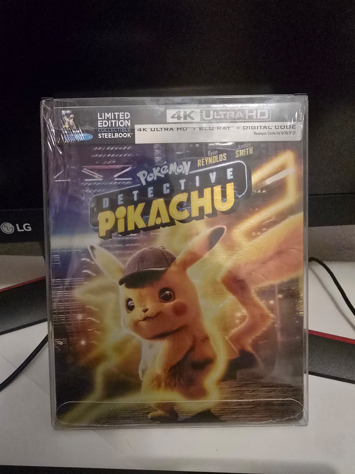 Pokemon Detective Pikachu 4K Limited edition Steelbook Blu-ray Digital Code