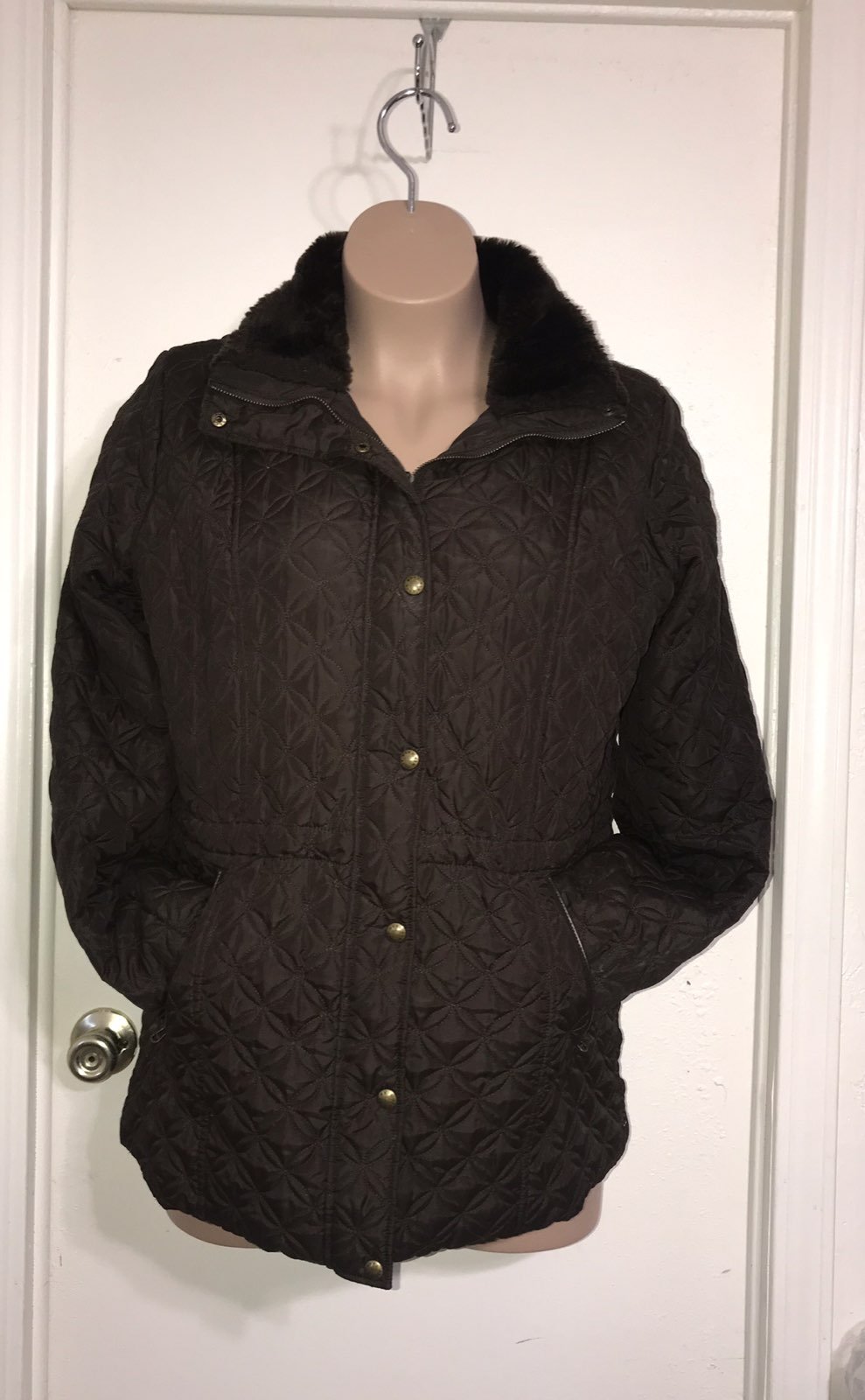 Marc New York quilted Brown Jacket size