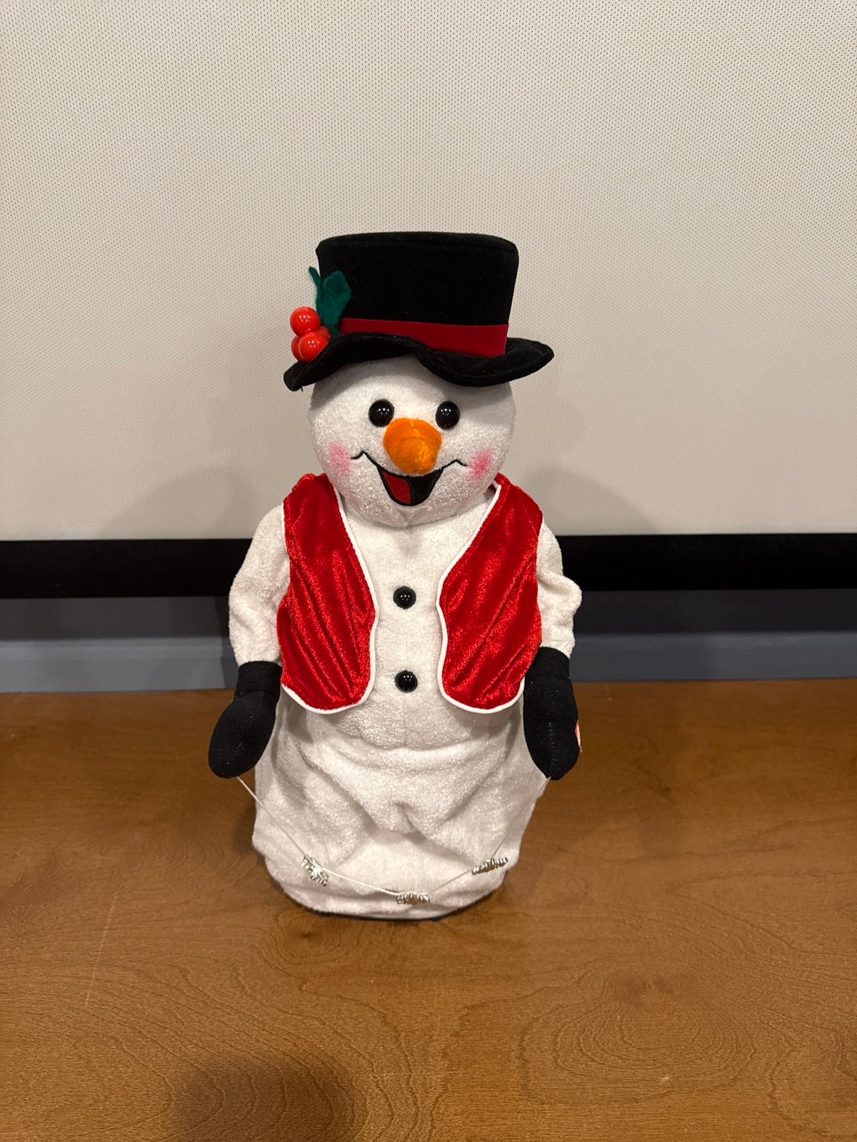 Gemmy Animated Dancing Singing Hip Swinging Snowman Snowmiser Snowflake Rare