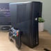 Microsoft Xbox 360 Slim Matte Black Console Black/White
