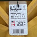 Desigual Yellow Top Small Embroidered Mandala Studded V Neck Top US Small New