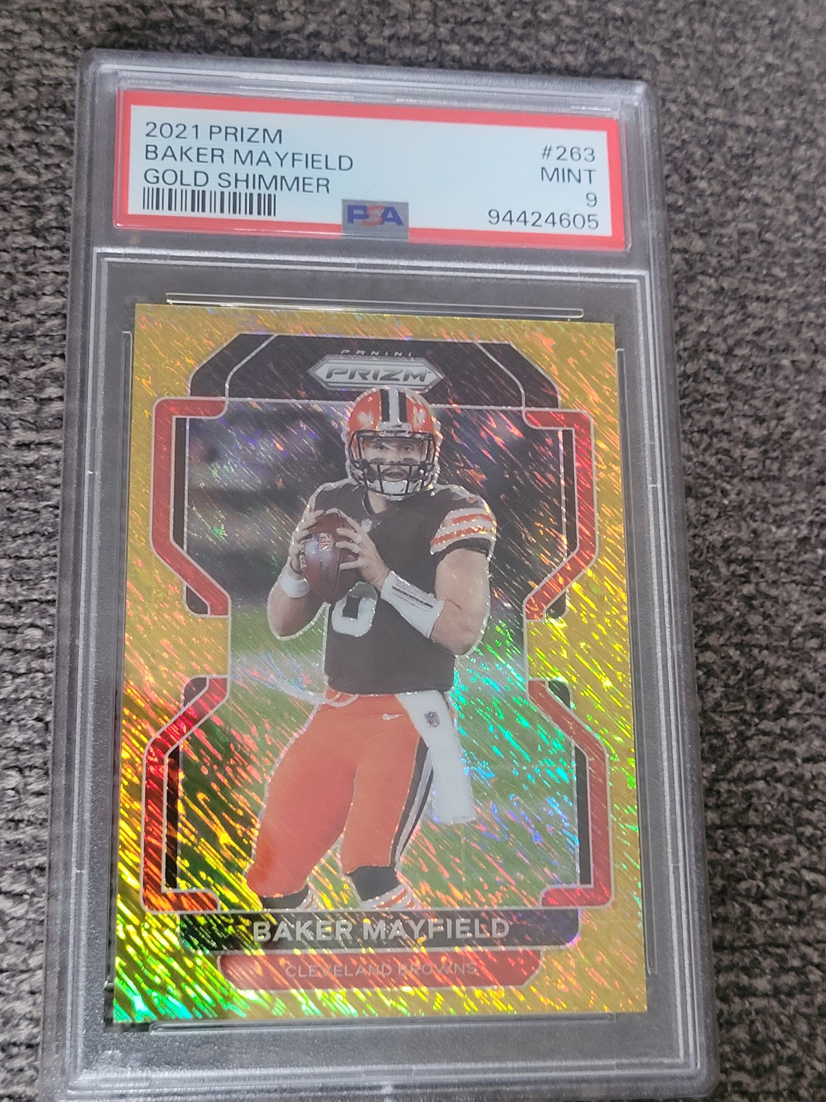 Panini gold refractor
