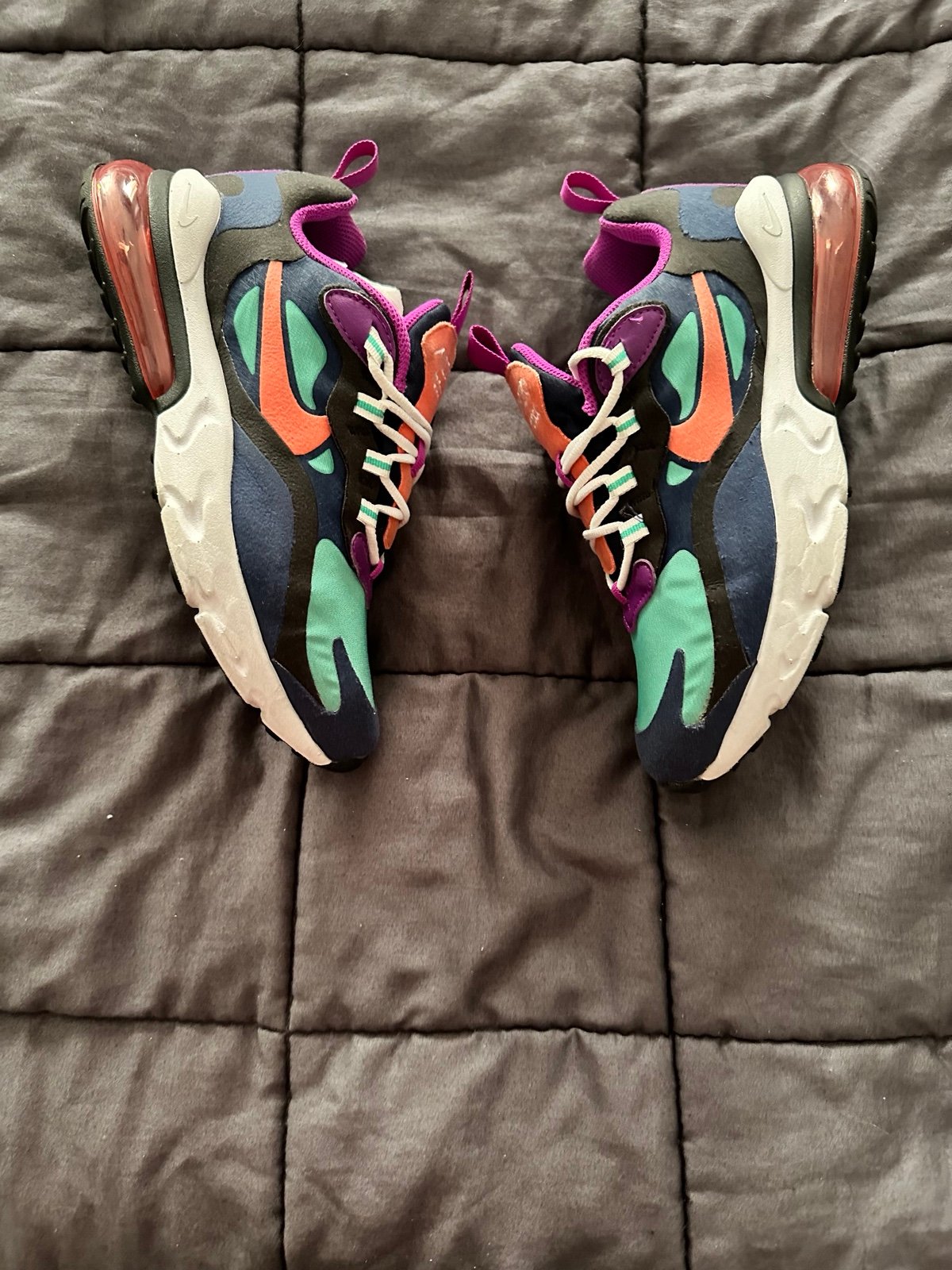 Nike Air Max 270 React Blue Void size 5.5y
