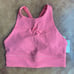 NWT Lululemon Motif Energy High Neck Longline Bra SZ 6 B C D Raspberry Cream