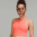 NWT Lululemon Motif Energy High Neck Longline Bra SZ 6 B C D Raspberry Cream