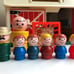 1967 Fisher Price Family Play Barn Little People lot