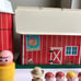1967 Fisher Price Family Play Barn Little People lot