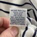 POLO RALPH LAUREN Pullover Long Sleeve Strip Shirt Preppy Black White L 25-2
