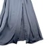 Clayton Blue High Waist Side Zipper High Slit Maxi Skirt Womens Large