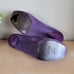 NEW Stuart Weitzman Archer Purple Suede Peep Toe Platform Stiletto Heels 9 shoes