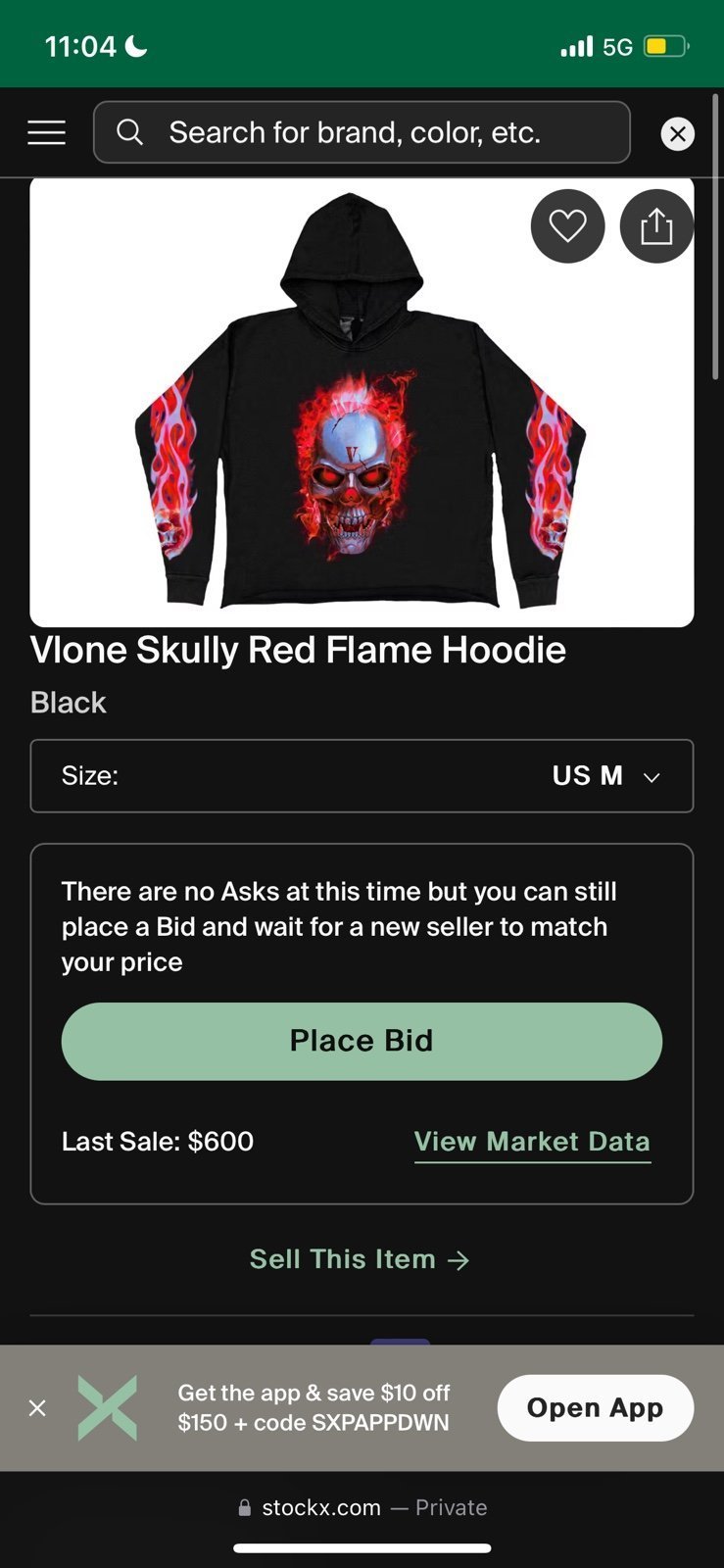 VLONE Skully hoodie