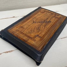 Jerusalem Olive Wood & Leather Holy Bible - British and Foreign Bible Society