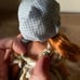 RARE vintage retro Tonner redhead bonnet apron doll 9”