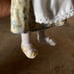 RARE vintage retro Tonner redhead bonnet apron doll 9”