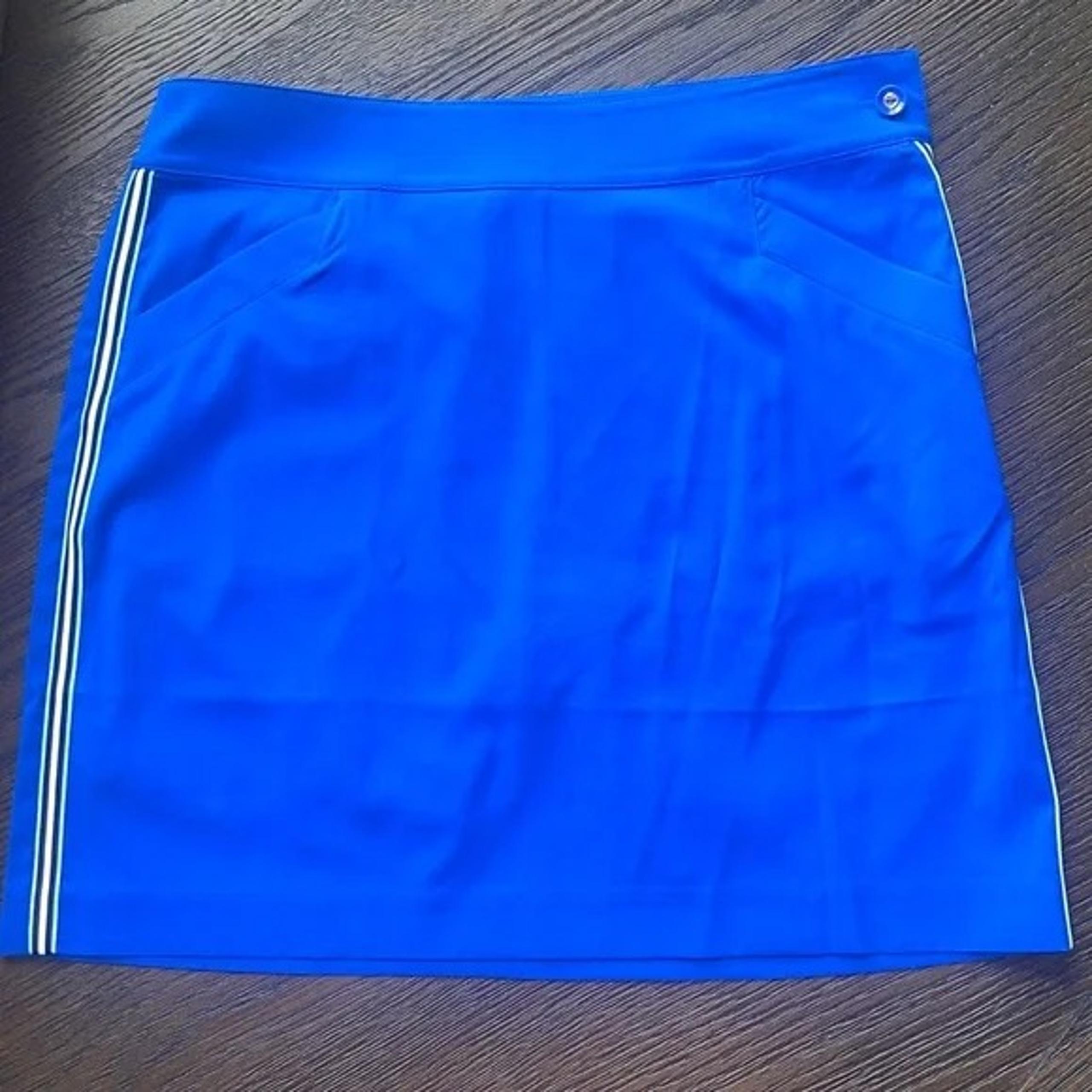 NWT EP Pro NY 19" Tech Stretch Women's Golf Skirt W/Trim Blue Lagoon Sz 6