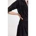 NWT LoveShackFancy Beth in Black Lace Trimmed Maxi Shirt Dress M 365