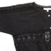 NWT LoveShackFancy Beth in Black Lace Trimmed Maxi Shirt Dress M 365