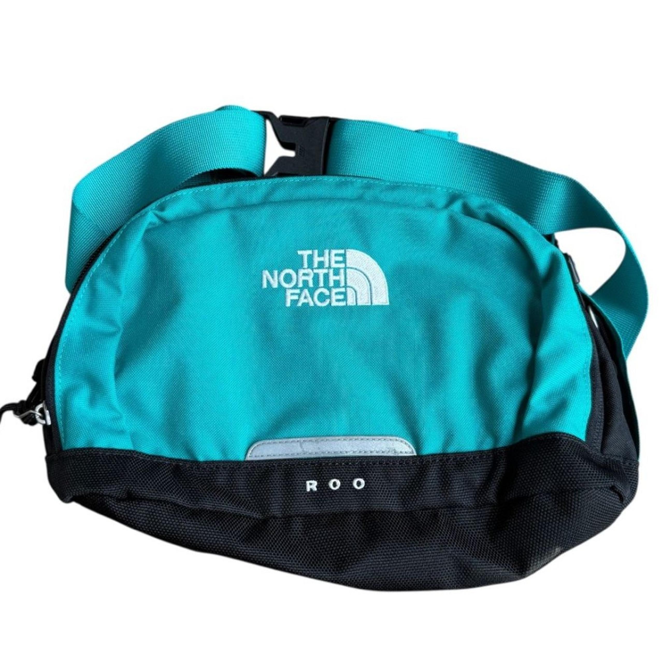 The North Face Roo belt bag Fanny hiking pack aqua green unisex men women