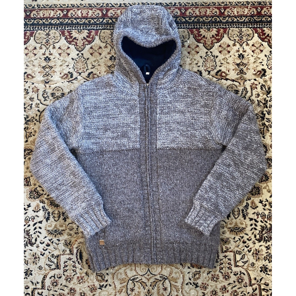 HUF OD BAR LOGO CARDIGAN Dark Grey Cardigan