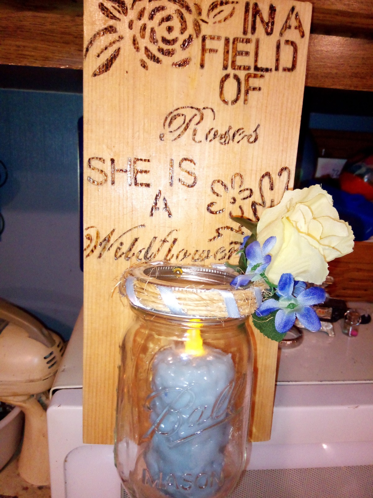 Inspiration boards with infinity candles