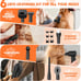 Dog Grooming Kit, Pet Hair Vacuum and Dog Dryer with 6 Pet Grooming Tools, 600w