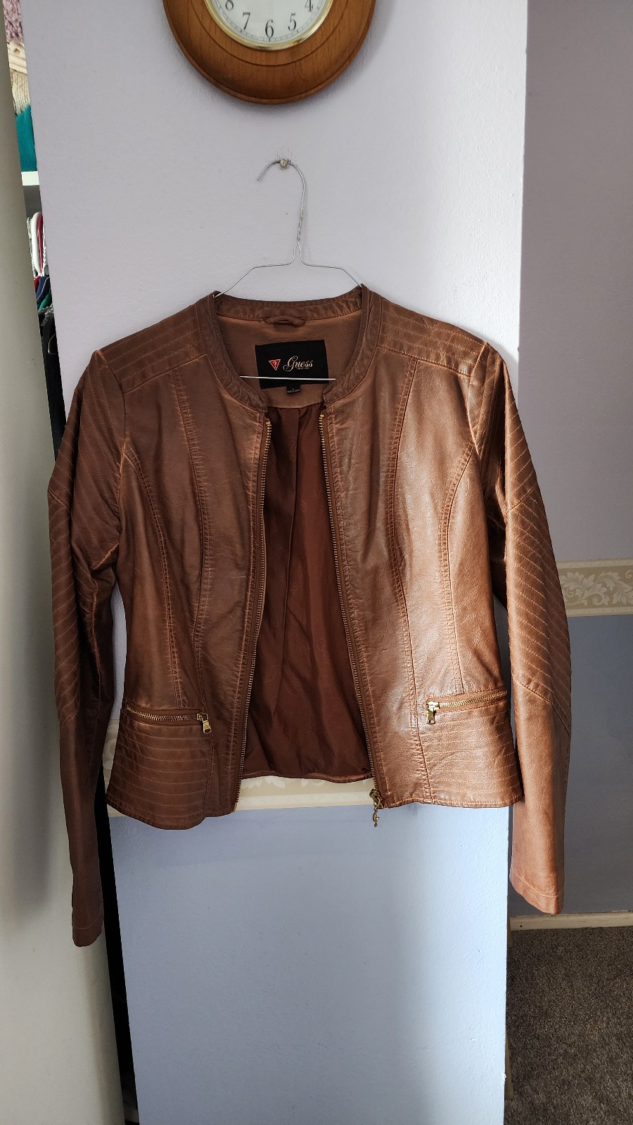 Guess faux leather jacket