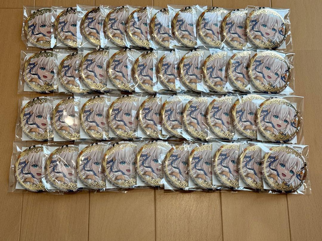 Shirogane Fubuki Birthday Commemorative Can Badges - 40 Piece Set