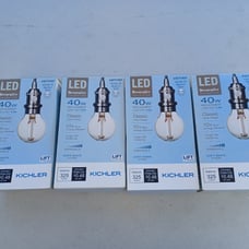 40 Watt Decorative LED Bulbs, 4 Count Lot
