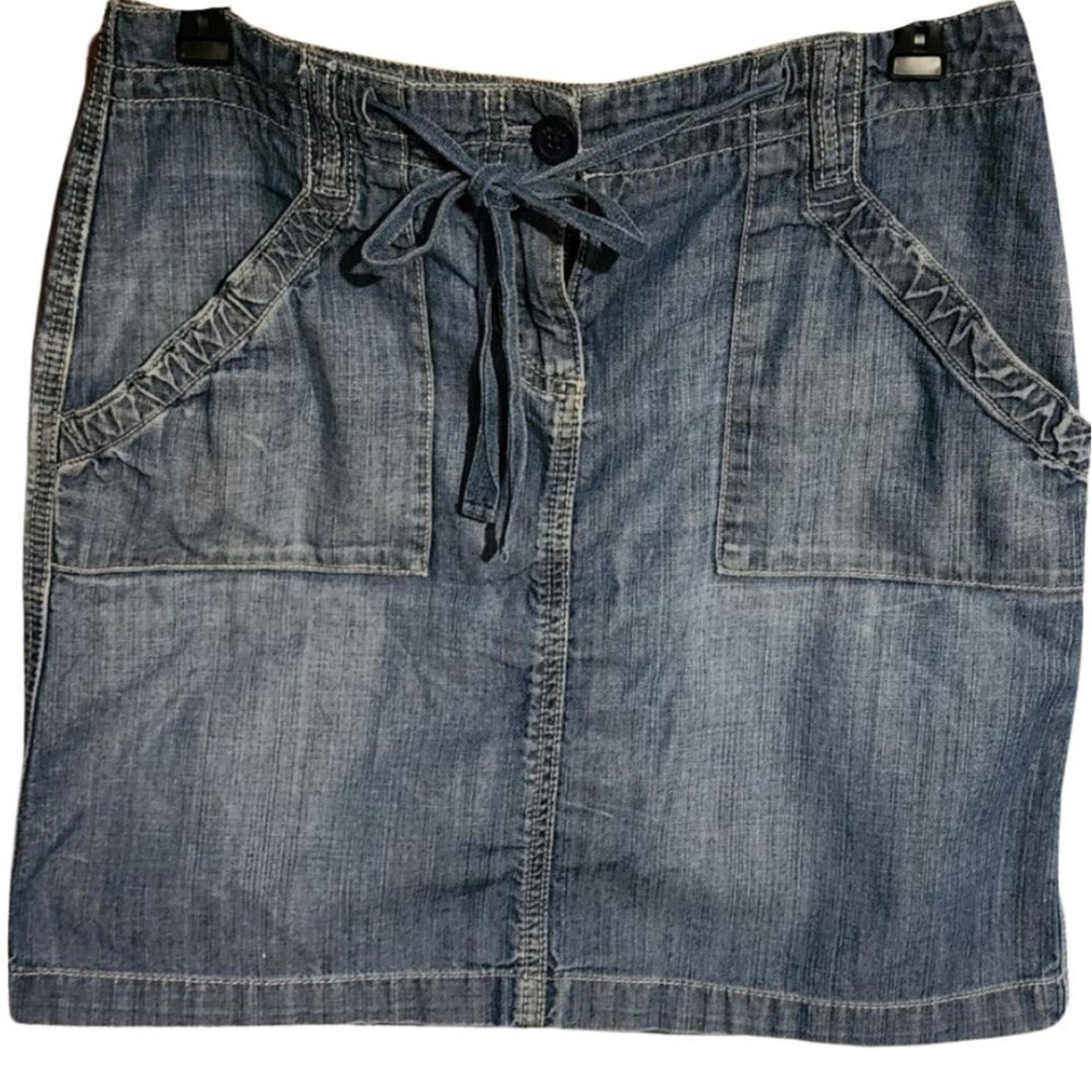 New York & Company Women's Size 4 Denim Mini Skirt