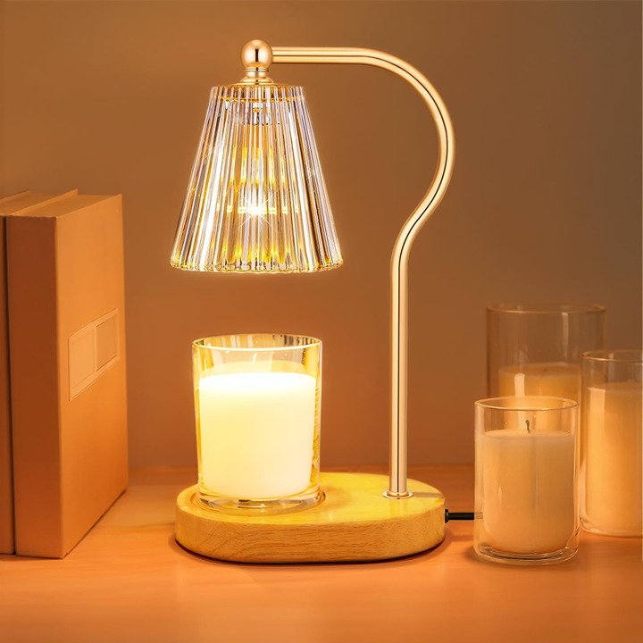Candle Warmer Lamp, Candle Lamp Warmer with Timer & Dimmer, Candle Warming Lamp