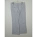 Tory Burch Pants Size 8 Blue White Striped Seersucker Flare Leg