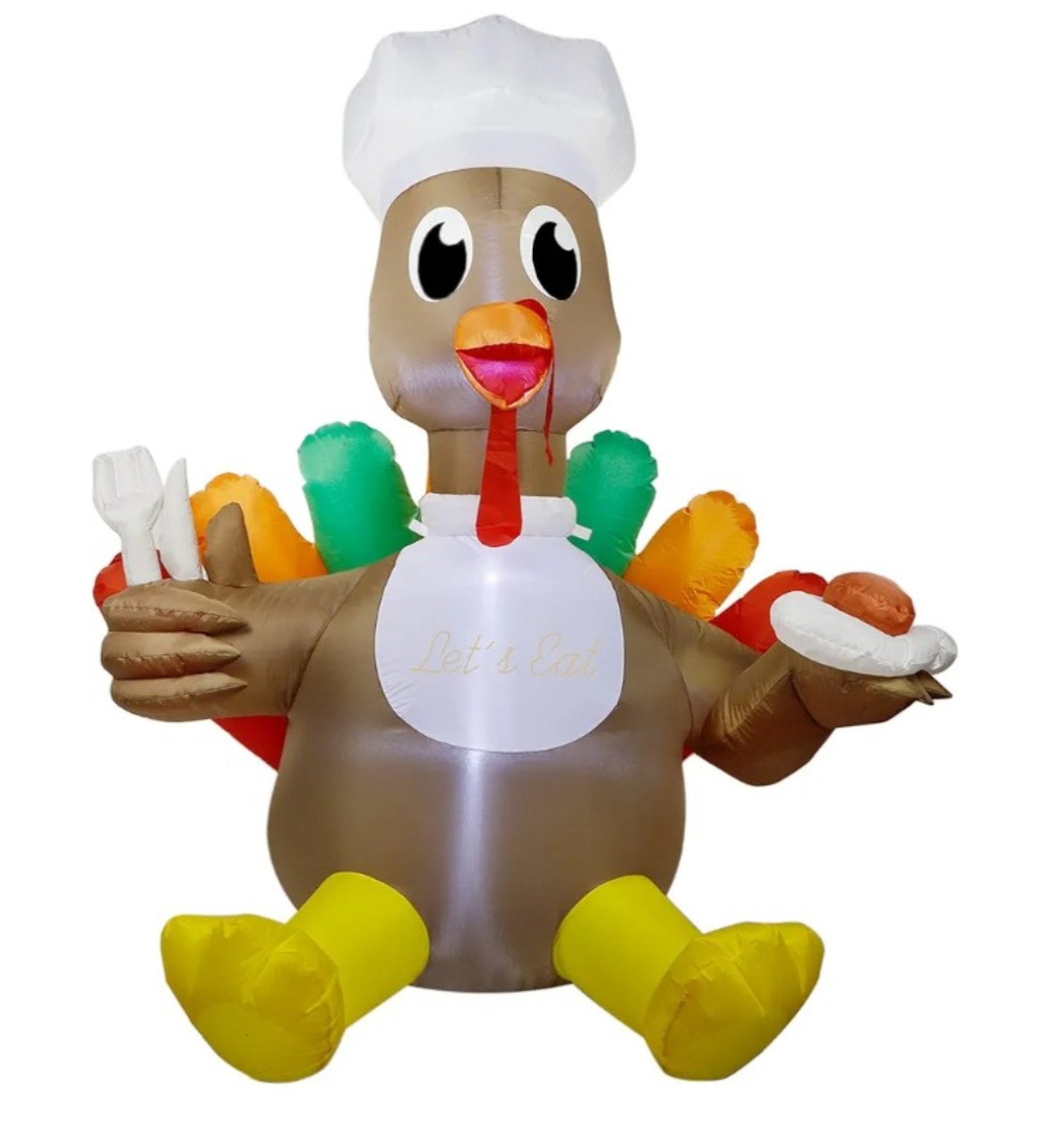 Hobby Lobby | Fall Turkey "Let's Eat" 4 Foot Inflatable With Power Adapter (NWT)