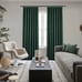 Emerald Green Blackout Curtains (4 Panels)