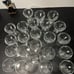 Fostoria Vintage 1940s 23 Hollow Stem Champagne Wine Coupes Glasses Wide Brim