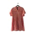 Ro's Garden Pink Floral Vibeka Short-Sleeve Mini Dress Sz Medium
