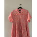 Ro's Garden Pink Floral Vibeka Short-Sleeve Mini Dress Sz Medium