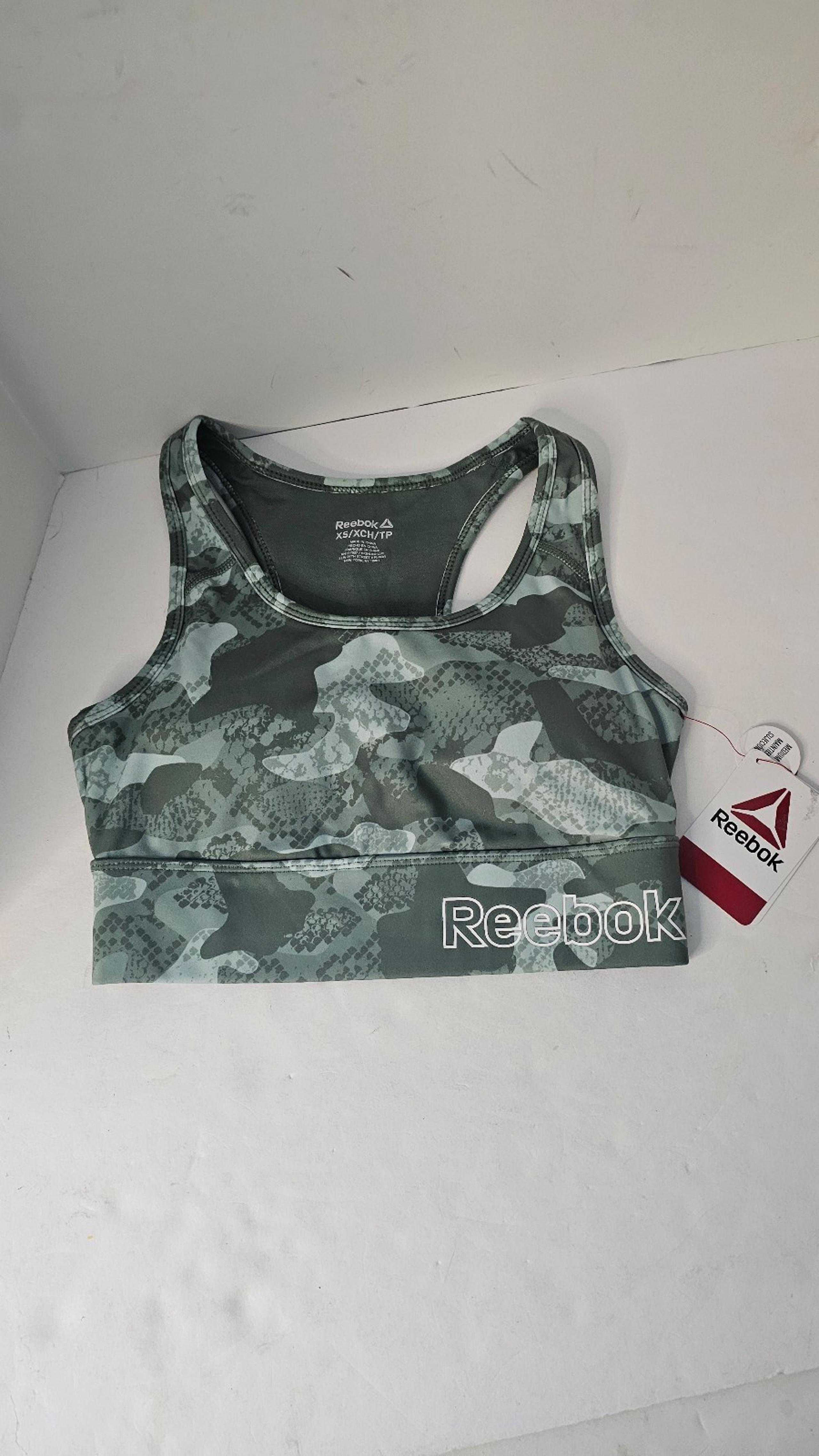 Womens XS Reebok Laurel Wreath Sports Bra