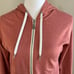 Vuori Halo Performance Full Zip Workout Pink Hoodie Soft Sweatshirt Size XS