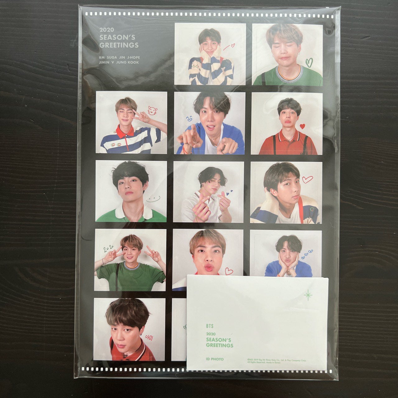 BTS 2020 Season's Greetings Postcard, Jimin Buy BTS Season's