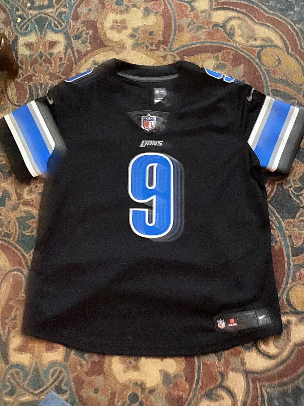 Womens on field matthew stafford jersey
