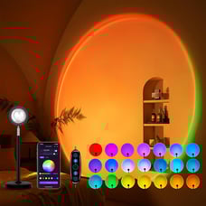 Sunset Lamp Projection, Not Only 21 Colors Sunset Lights, 180 Degree